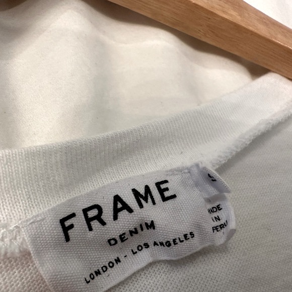 Frame denim long sleeve t shirt ruffle sleeves - Picture 5 of 5